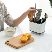 Load image into Gallery viewer, Multifunctional Spoons Forks Chopsticks Storage Box and Drain Rack

