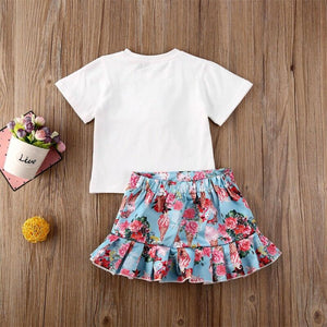2pc Baby and Toddlers T-Shirt and Skirt