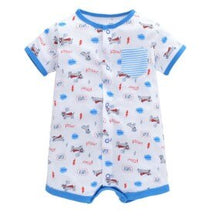 Load image into Gallery viewer, Short Sleeve Baby and Toddlers Jumpsuit
