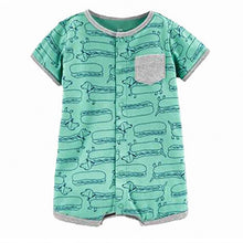 Load image into Gallery viewer, Short Sleeve Baby and Toddlers Jumpsuit
