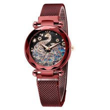 Load image into Gallery viewer, Magnetic Peacock Women&#39;s Wristwatch
