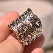Load image into Gallery viewer, Vintage Sterling Silver Zircon Ring
