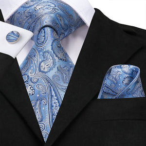 Luxury Tie, Handkerchief and Cufflinks