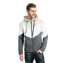 Load image into Gallery viewer, Three Colour Patchwork Hoodie
