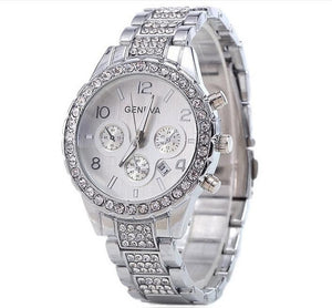 Geneva Crystal Wristwatch
