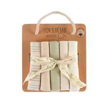 Load image into Gallery viewer, 5pc Baby Washcloth Towel set

