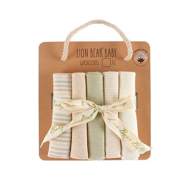 5pc Baby Washcloth Towel set