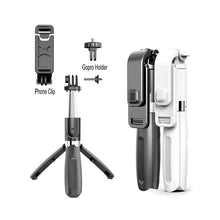 Load image into Gallery viewer, 4 in 1 Bluetooth Wireless Selfie Stick Tripod
