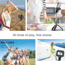 Load image into Gallery viewer, 4 in 1 Bluetooth Wireless Selfie Stick Tripod
