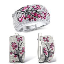 Load image into Gallery viewer, Luxury Earrings and Ring

