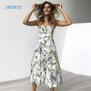 Casual Dress with Spaghetti Strap