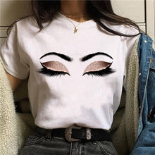 Load image into Gallery viewer, Shiny Eyelash T-Shirt
