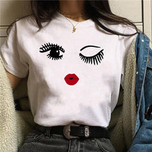 Load image into Gallery viewer, Shiny Eyelash T-Shirt
