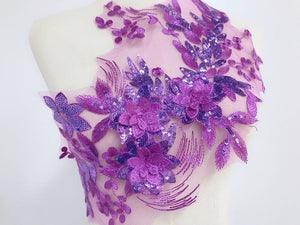 Sequins Embroidery Applique