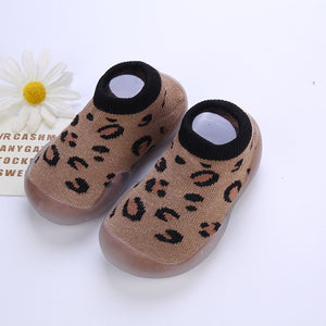 Newborn Baby and Toddlers Knitted Fabric Slip-on Shoes