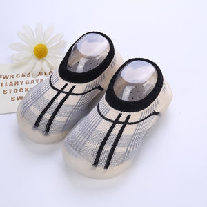 Newborn Baby and Toddlers Knitted Fabric Slip-on Shoes