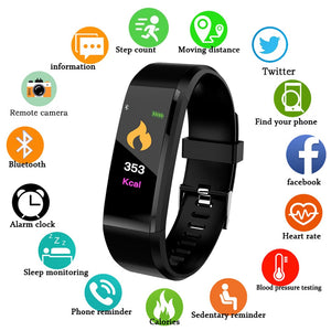 Digital Smart Wristwatch and Fitness Tracker