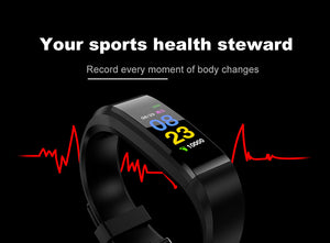 Digital Smart Wristwatch and Fitness Tracker