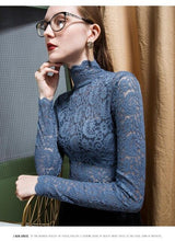 Load image into Gallery viewer, Long Sleeve Lace Blouse
