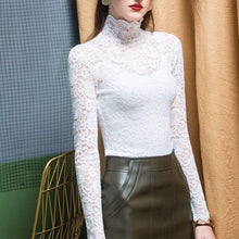 Load image into Gallery viewer, Long Sleeve Lace Blouse
