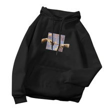 Load image into Gallery viewer, Hoodie Sweatshirt with Hand Print
