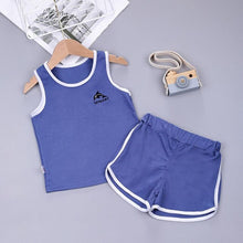 Load image into Gallery viewer, 2pc Toddlers Casual Sleeveless Outfit
