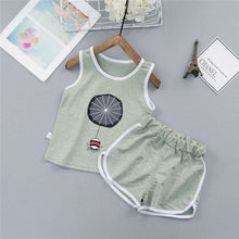 Load image into Gallery viewer, 2pc Toddlers Casual Sleeveless Outfit
