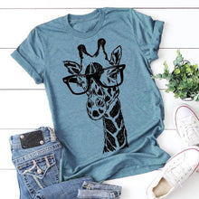 Load image into Gallery viewer, Giraffe Print T-Shirt
