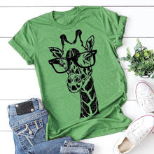 Load image into Gallery viewer, Giraffe Print T-Shirt
