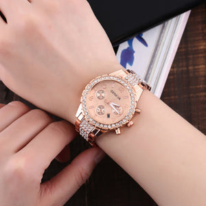 Geneva Crystal Wristwatch