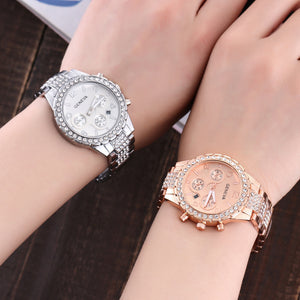 Geneva Crystal Wristwatch