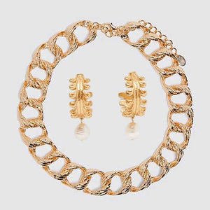 Bohemian Necklace and Earrings