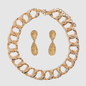 Bohemian Necklace and Earrings
