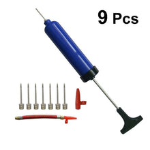 Load image into Gallery viewer, 9pc Portable 8 Inch Hand Air Pump Tool with Needles
