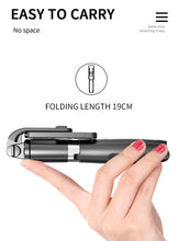 Load image into Gallery viewer, 4 in 1 Bluetooth Wireless Selfie Stick Tripod
