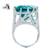 Load image into Gallery viewer, Green Zircon Ring
